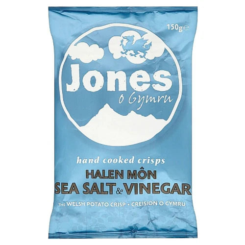 Halen Môn Sea Salt & Vinegar Crisps 150g