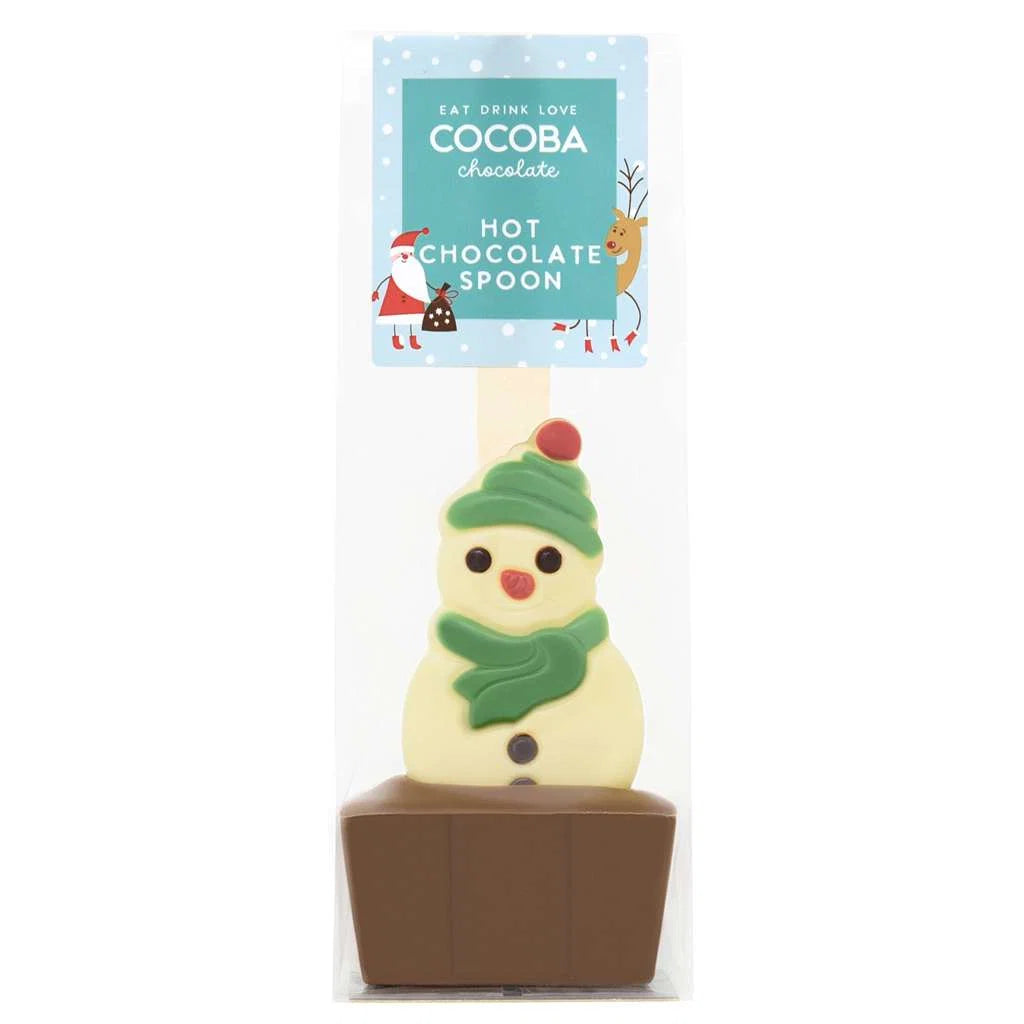 Cocoba - Christmas Snowman Milk Hot Chocolate Spoon