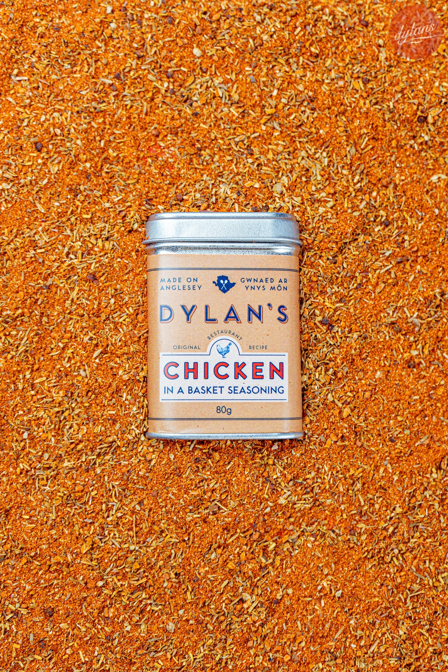 Artisan Welsh chicken seasoning in Dylan’s Chicken Tray Hamper