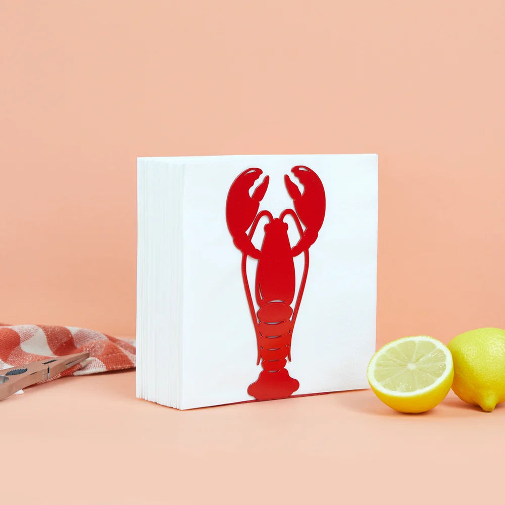Balvi - Metal Napkin Holder Lobster