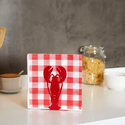 Balvi - Metal Napkin Holder Lobster