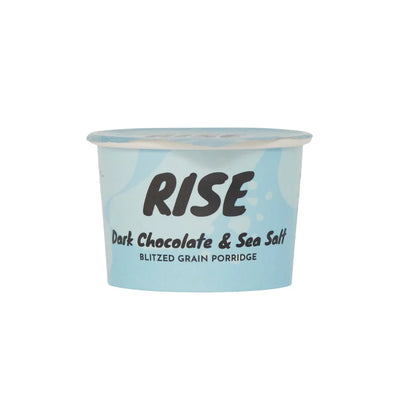 Rise, Dark Chocolate & Sea Salt - Blitzed Grain Porridge Pot (80g)