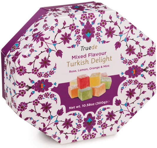 Mixed flavour Turkish delight 300g