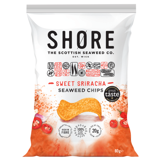 Sriracha Seaweed Chips 80g