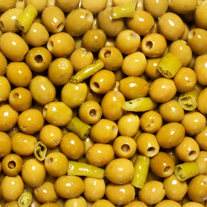 Perelló, Manzanilla Spicy Pitted Olives Tin 150g