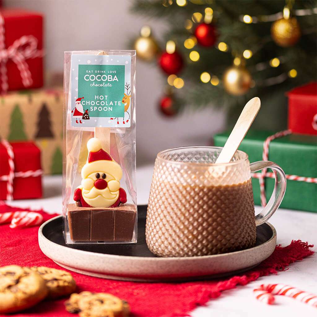 Cocoba - Christmas Santa Milk Hot Chocolate Spoon