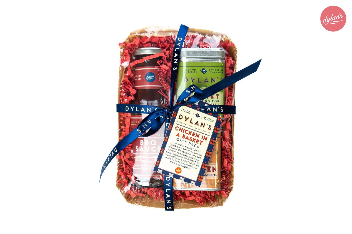 Dylan’s Chicken Tray Hamper with seasoning and BBQ sauce - Welsh gourmet gift set