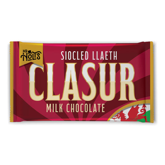 Large milk chocolate Clasur bar 80g