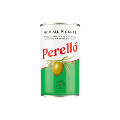 Perelló, Gordal Spicy Pitted Olives 150g