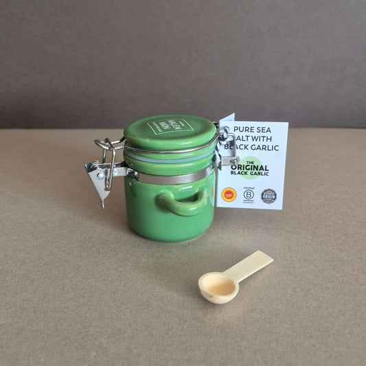 Halen Mon - Sea Salt with Black Garlic Mini Jar