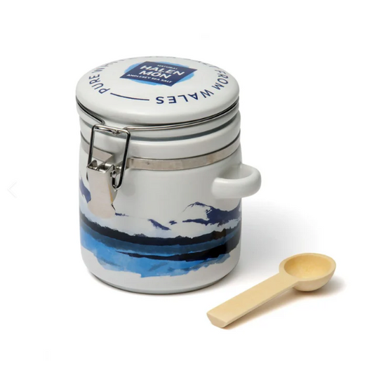 Ceramic Jar with 100g Pure Sea Salt