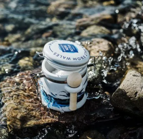 Ceramic Jar with 100g Pure Sea Salt