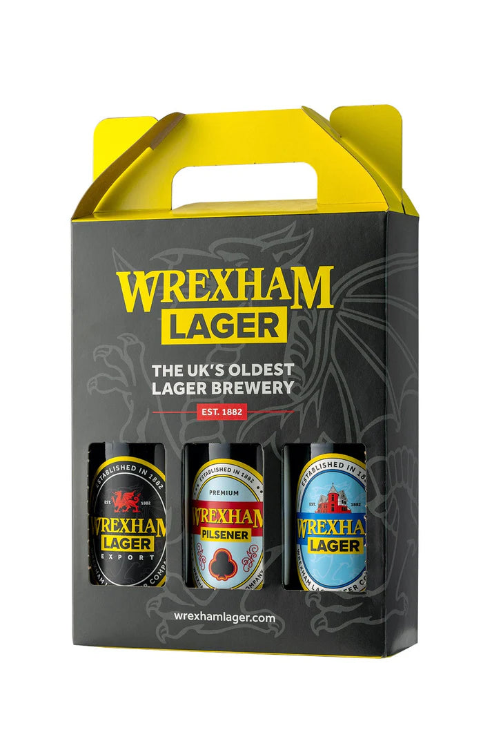 3 Bottle Wrexham Lager Gift Pack