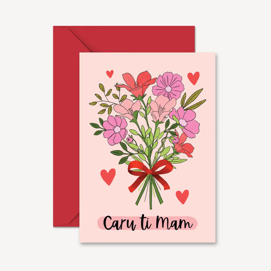 Caru ti mam - Mother's day Card