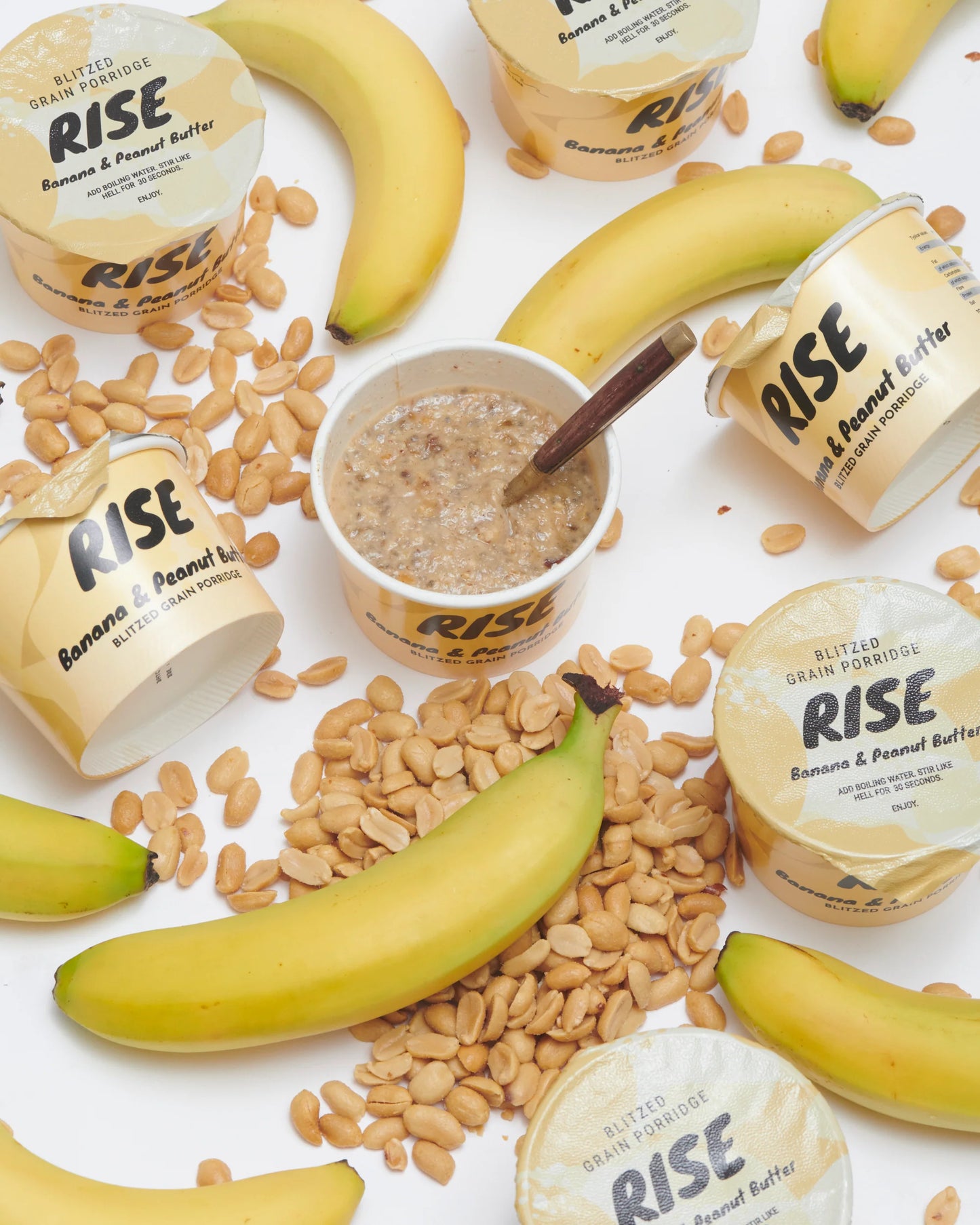 Banana & Peanut Butter - Blitzed Grain Porridge Pot (80g)
