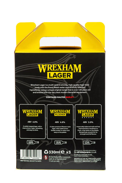 Wrexham Larger, 3 Bottle Gift Pack