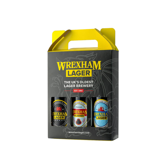 3 Bottle Wrexham Lager Gift Pack